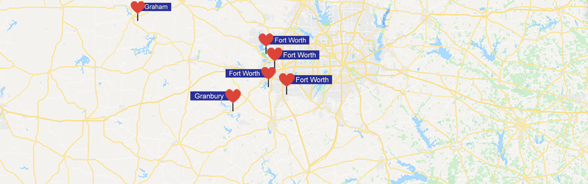 Fort Worth Heart - Our Locations